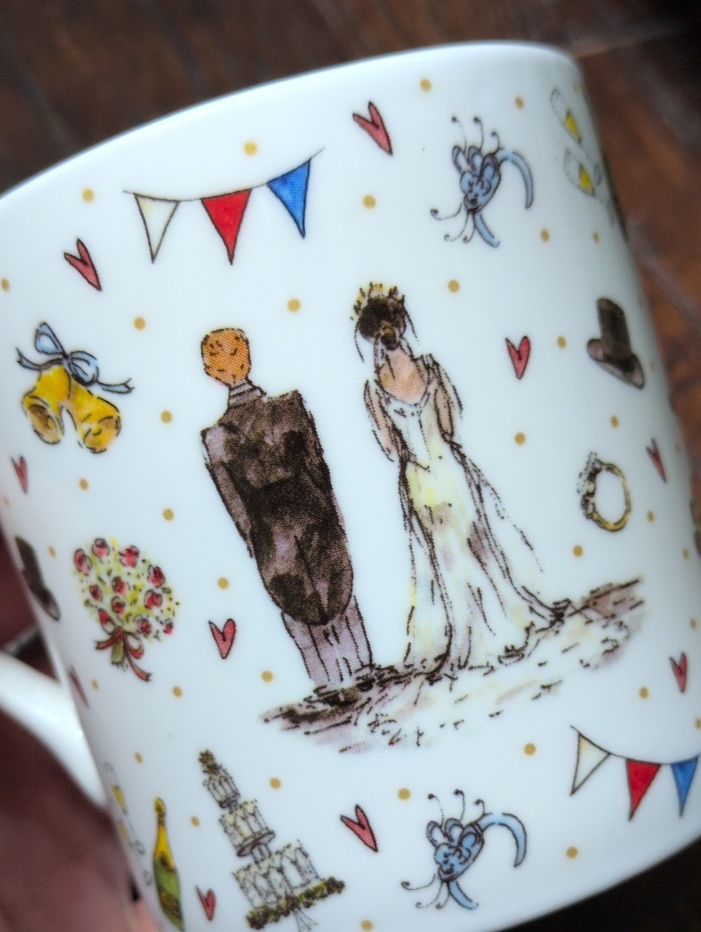 MILLY GREEN I NWT Harry & Meghan Royal Wedding Fine Bone China Coffee Tea Mug